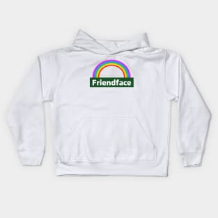 Friendface Rainbow (IT Crowd) Kids Hoodie